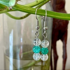 Crackle Glass Earrings